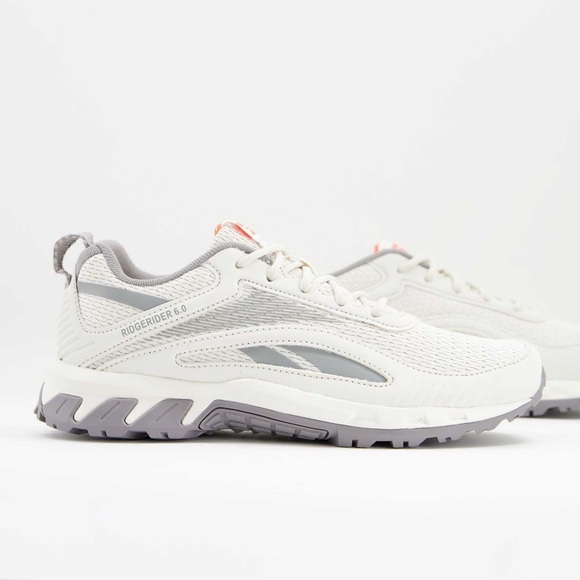 Reebok Shoes - NWT Reebok Cream and Gray Ridgerider 6.0 Sneakers